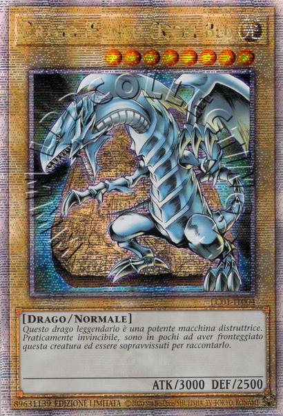 Drago Bianco Occhi Blu
