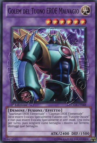 Golem del Tuono EROE Malvagio