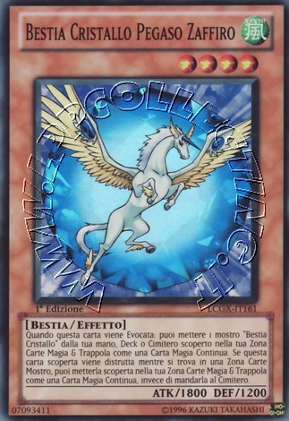Bestia Cristallo Pegaso Zaffiro
