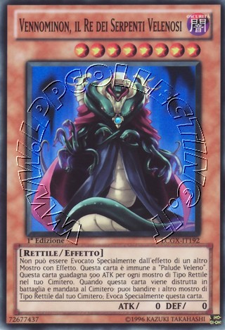 Vennominon, il Re dei Serpenti Velenosi