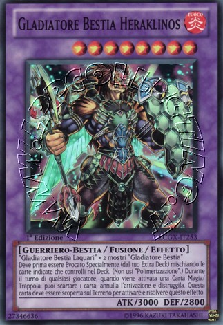 Gladiatore Bestia Heraklinos