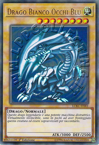 Drago Bianco Occhi Blu
