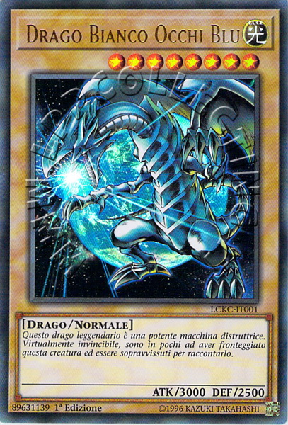 Drago Bianco Occhi Blu