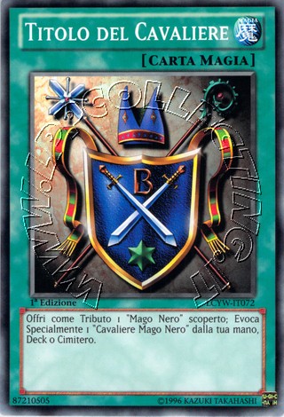 Titolo del Cavaliere