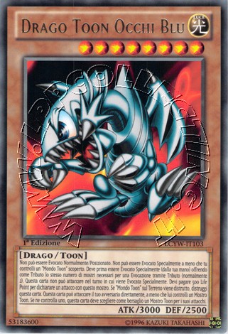 Drago Toon Occhi Blu