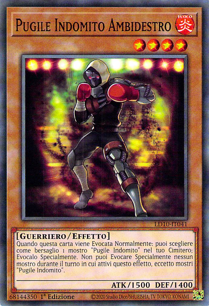 Pugile Indomito Ambidestro