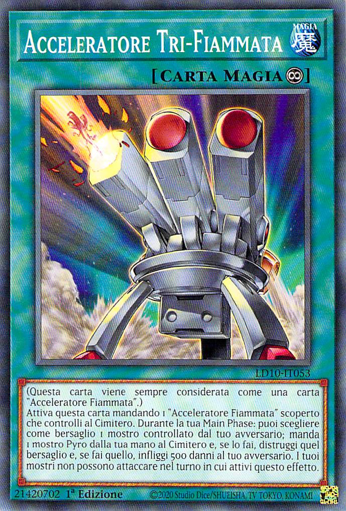 Acceleratore Tri-Fiammata