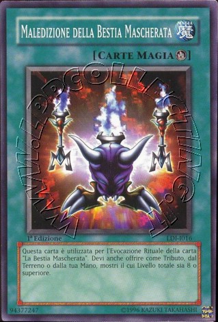 Maledizione della Bestia Mascherata
