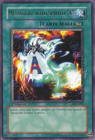 Messaggio dello Spirito "A"