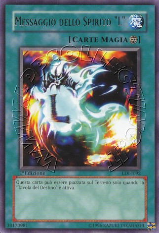 Messaggio dello Spirito "L"