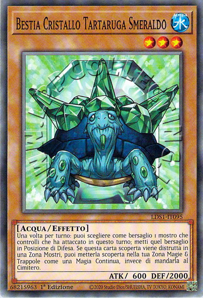 Bestia Cristallo Tartaruga Smeraldo