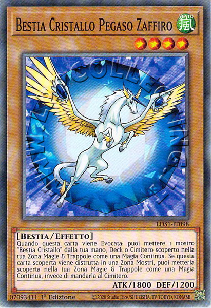 Bestia Cristallo Pegaso Zaffiro