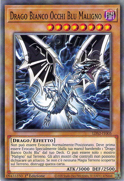 Drago Bianco Occhi Blu Maligno