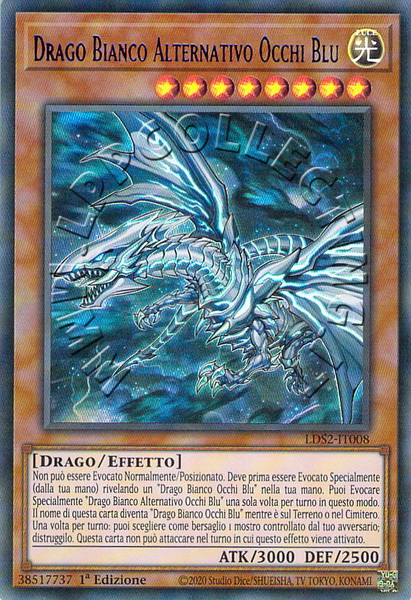 Drago Bianco Alternativo Occhi Blu