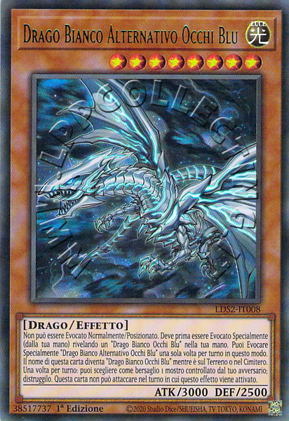 Drago Bianco Alternativo Occhi Blu