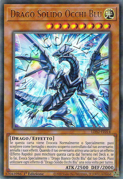 Drago Solido Occhi Blu