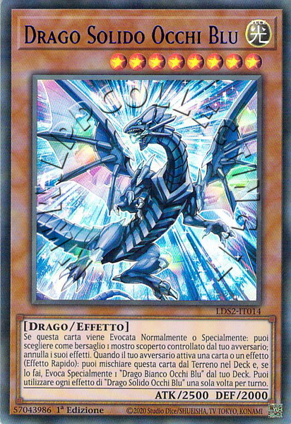 Drago Solido Occhi Blu