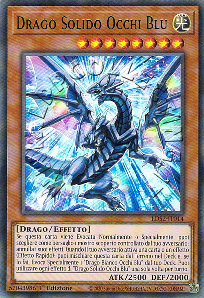 Drago Solido Occhi Blu
