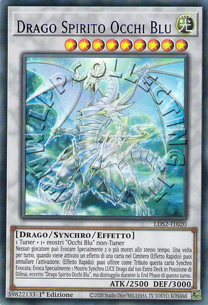 Drago Spirito Occhi Blu