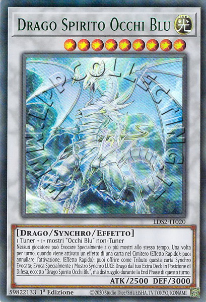Drago Spirito Occhi Blu