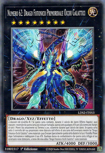 Numero 62: Drago Fotonico Primordiale Occhi Galattici