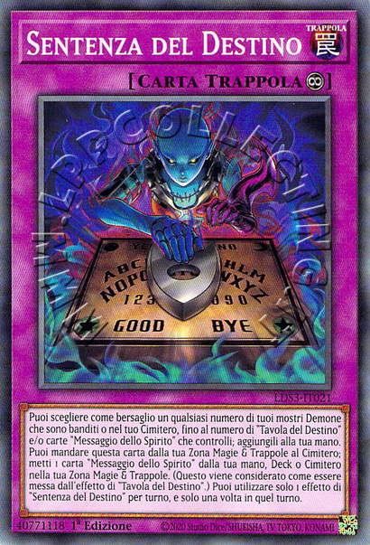 Sentenza del Destino