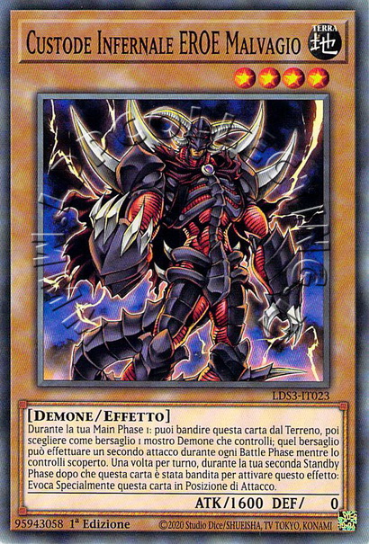Custode Infernale EROE Malvagio