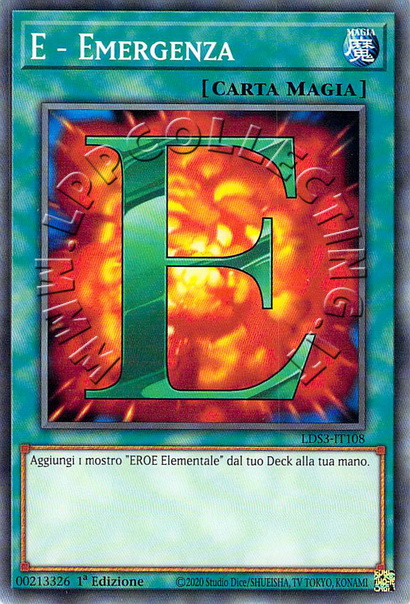 E - Emergenza