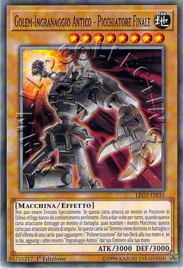 Golem-Ingranaggio Antico - Picchiatore Finale