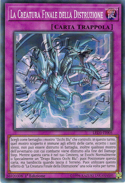 La Creatura Finale della Distruzione