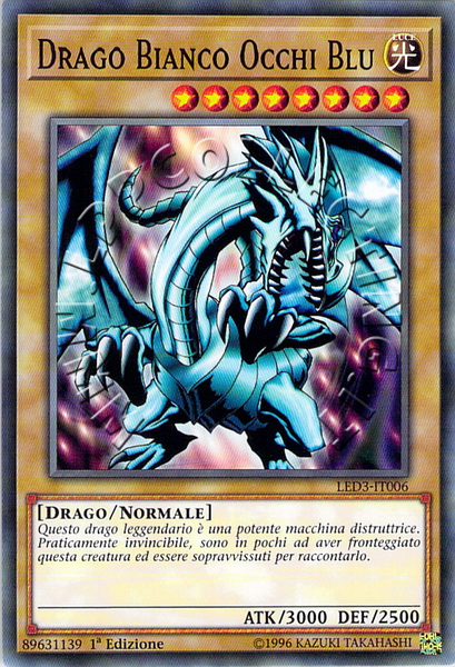 Drago Bianco Occhi Blu