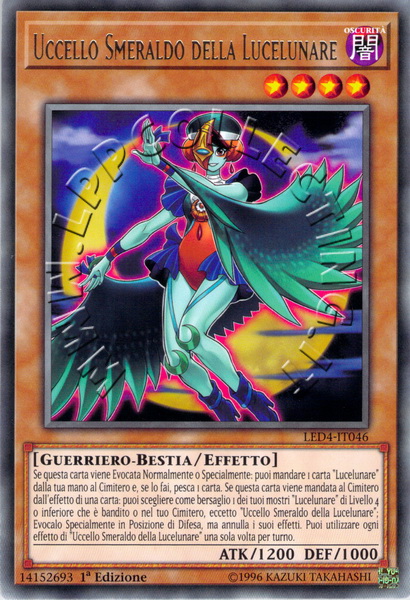 Uccello Smeraldo della Lucelunare