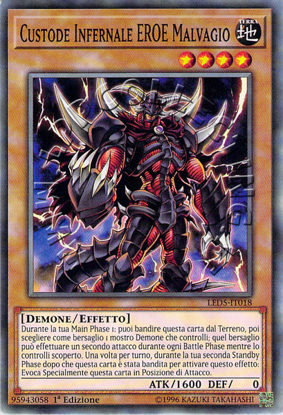 Custode Infernale EROE Malvagio