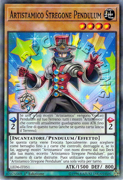 Artistamico Stregone Pendulum