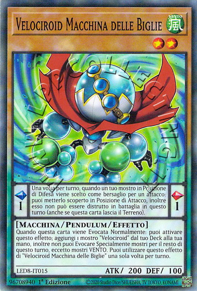 Velociroid Macchina delle Biglie