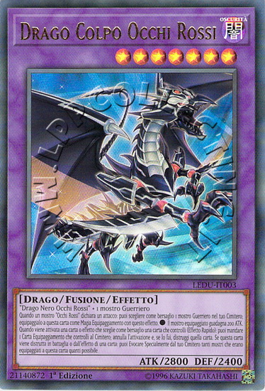 Drago Colpo Occhi Rossi