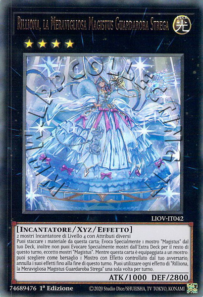 Rilliona, la Meravigliosa Magistus Guardaroba Strega 