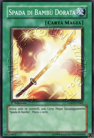 Spada di Bambù Dorata