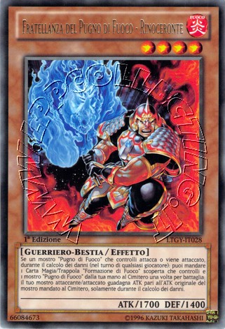 Fratellanza del Pugno di Fuoco - Rinoceronte