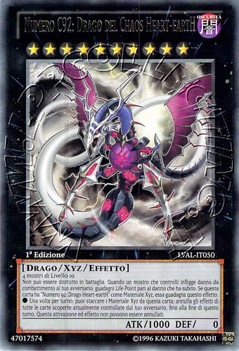 Numero C92: Drago del Chaos Heart-eartH
