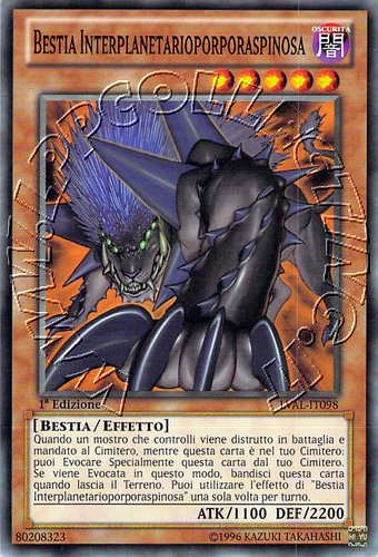 Bestia Interplanetarioporporaspinosa