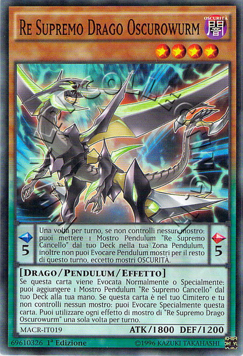Re Supremo Drago Oscurowurm