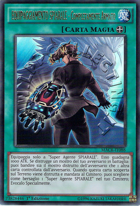 EQUIPAGGIAMENTO SPIARALE - Completamente Armato