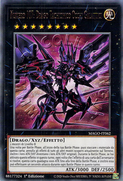 Numero 107: Drago Tachionico Occhi Galattici