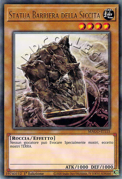 Statua Barriera della Siccità