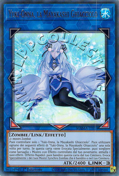 Yuki-Onna, la Mayakashi Ghiacciolo