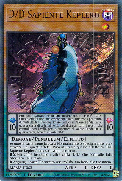 D/D Sapiente Keplero