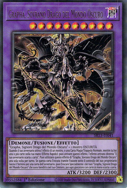 Grapha, Sovrano Drago del Mondo Oscuro