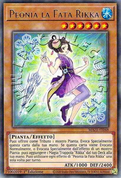 Peonia la Fata Rikka