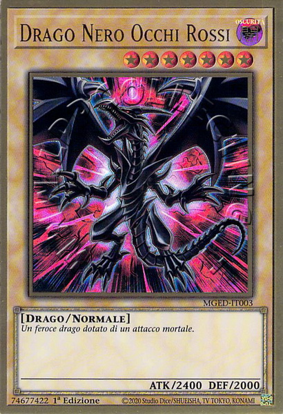 Drago Nero Occhi Rossi